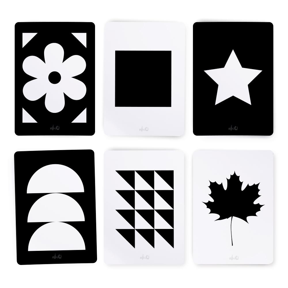 juodai-baltos-montessori-korteles-kudikiams-nuo-0-iki-3-menesiu-2