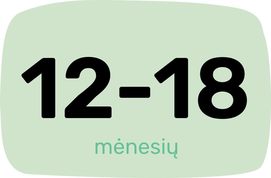 12-18 mėnesių kūdikiams