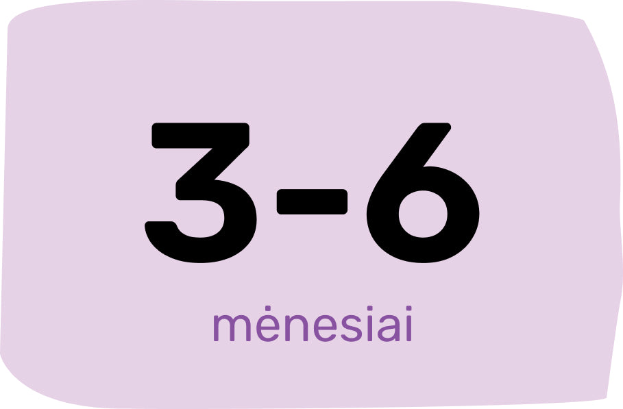 3-6 mėnesių kūdikiams